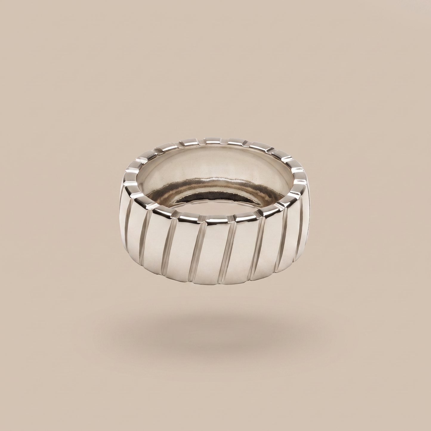 Asea Bold Statement Ring — Silver Color