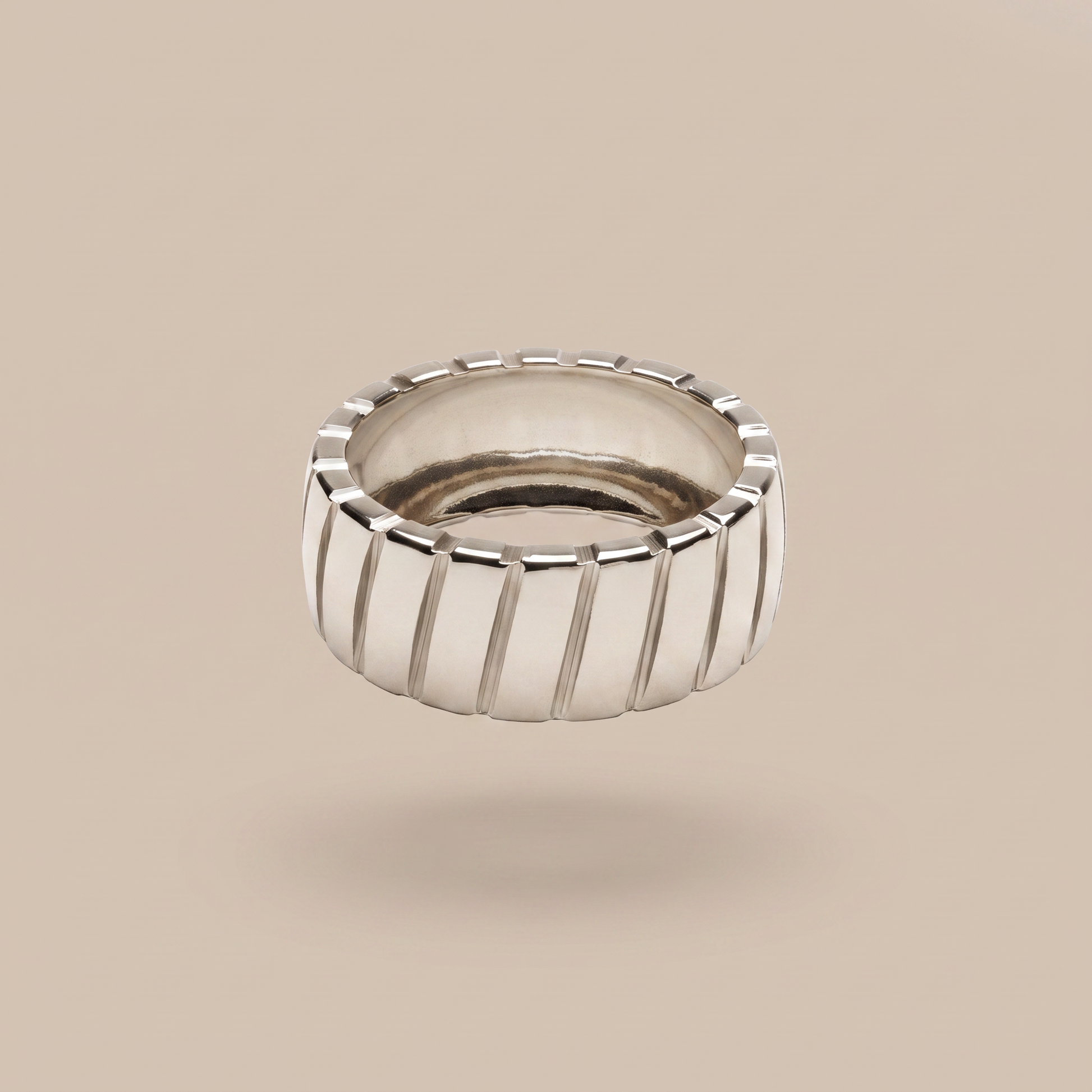 Asea Bold Statement Ring — Silver Color