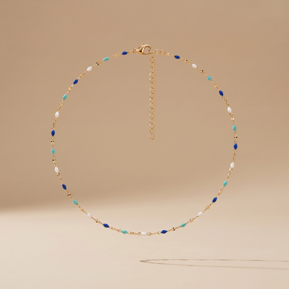 Asea Menorca Enamel Choker — 14K Gold color