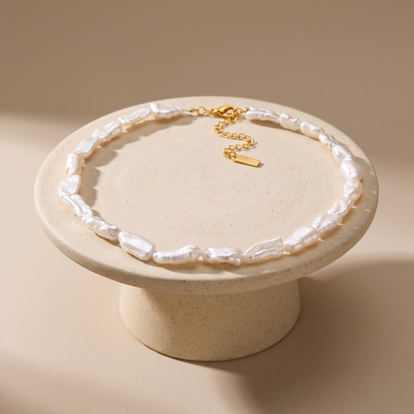 Asea Sundrenched Pearl Choker — angle