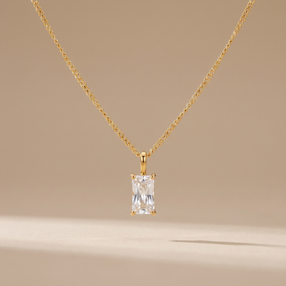 Asea Glow Pendant Necklace — Silver Color
