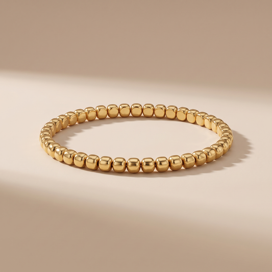 Asea Bead Bangle Cuff — front view