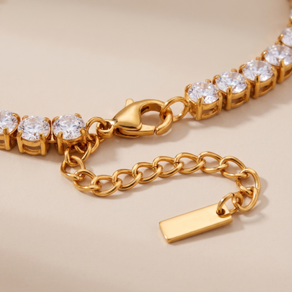 Asea Statement Tennis Bracelet — close-up detail