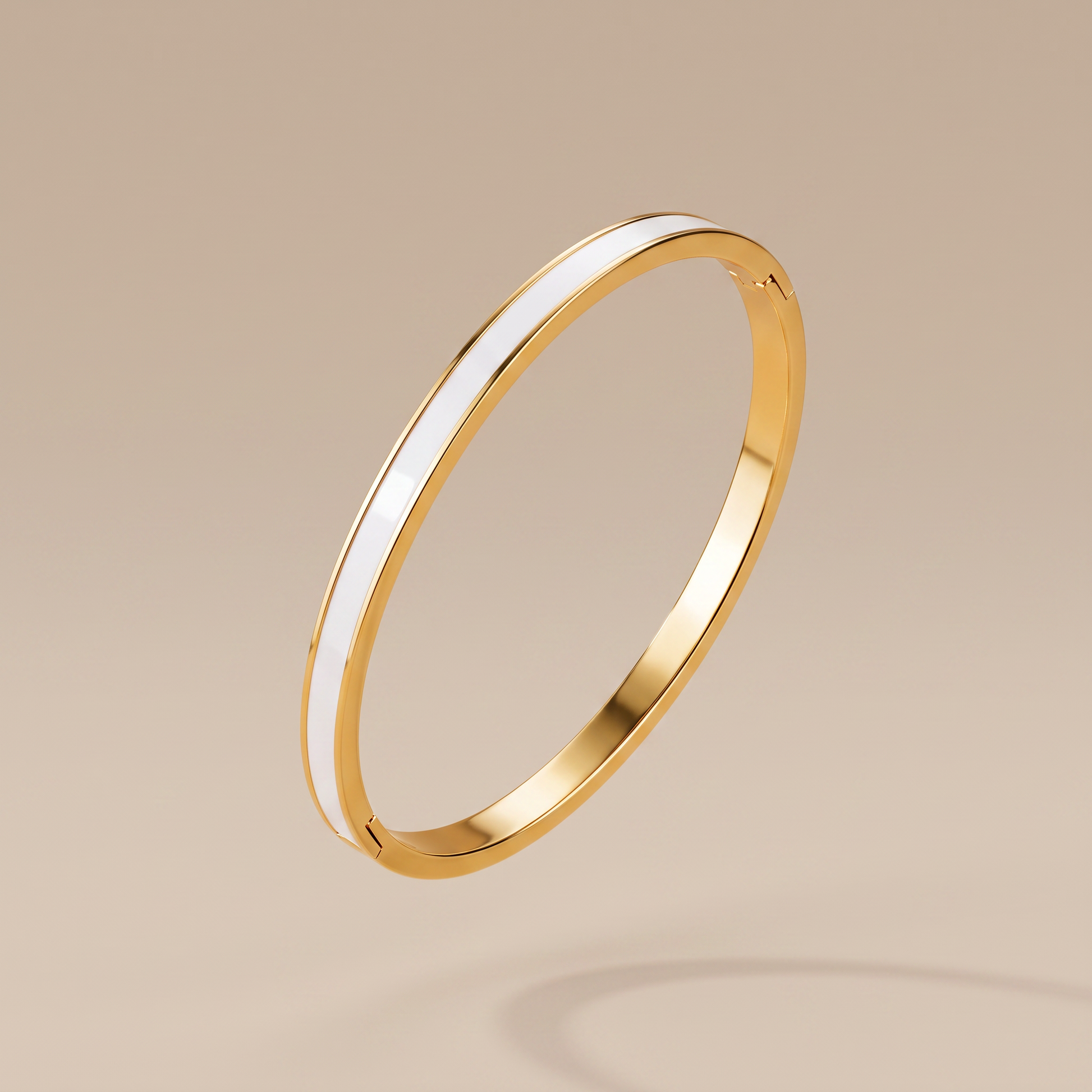 Asea Halo Enamel Bangle — front view