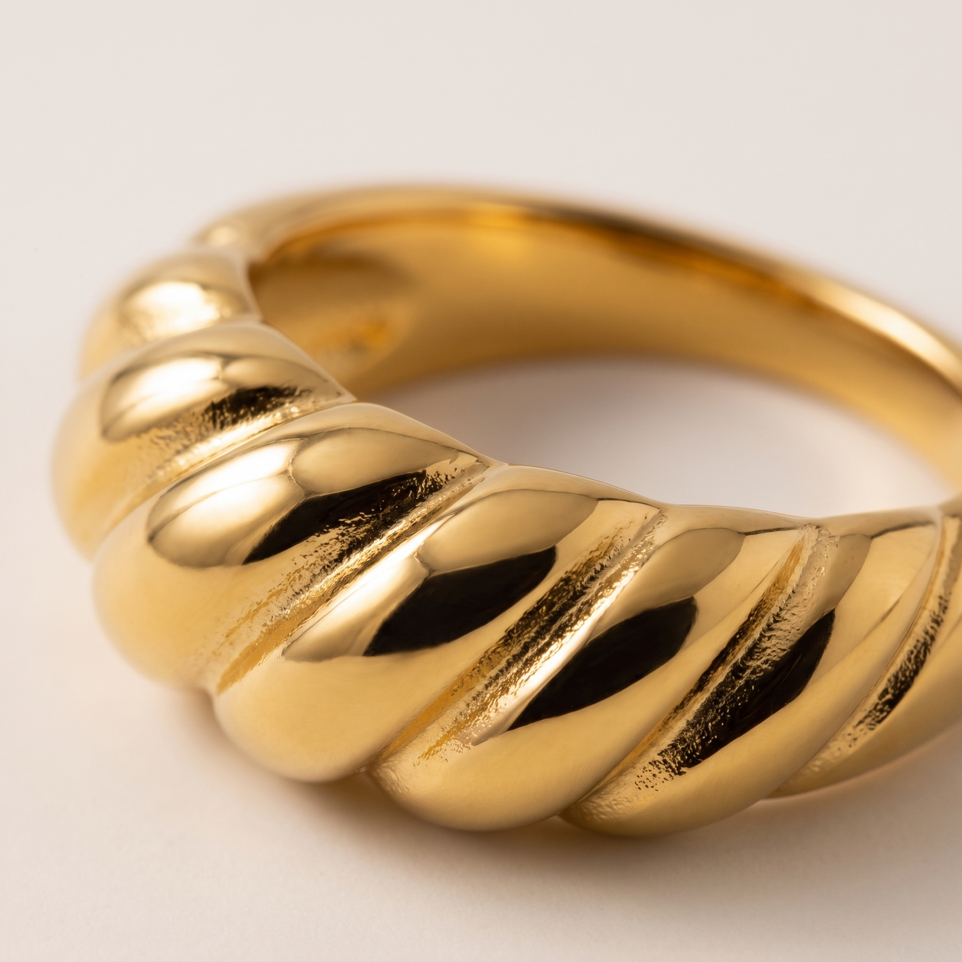 Asea Parisian Croissant Ring — close-up detail