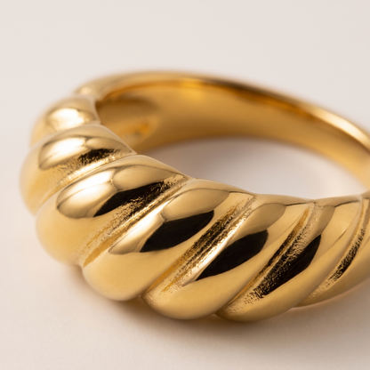 Asea Parisian Croissant Ring — close-up detail