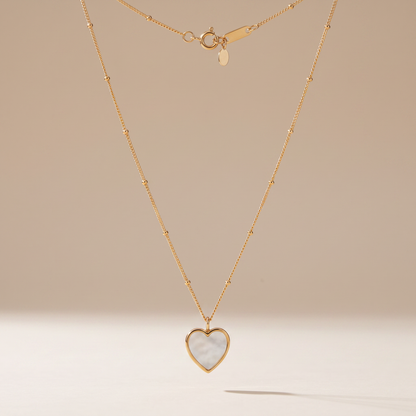 Asea Love Mother of Pearl Necklace — front view