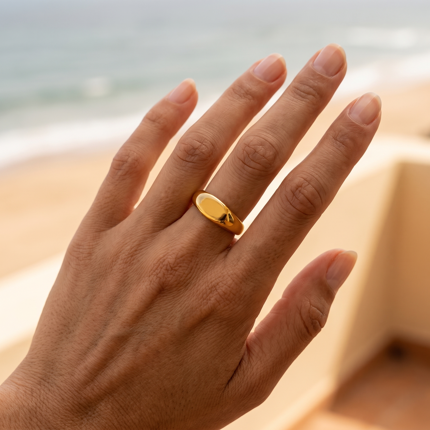 Asea Daily Signet Ring — worn by model