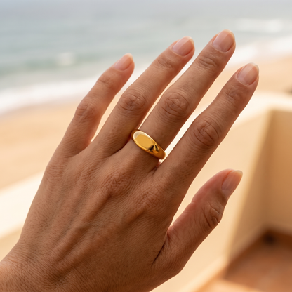 Asea Daily Signet Ring — worn by model