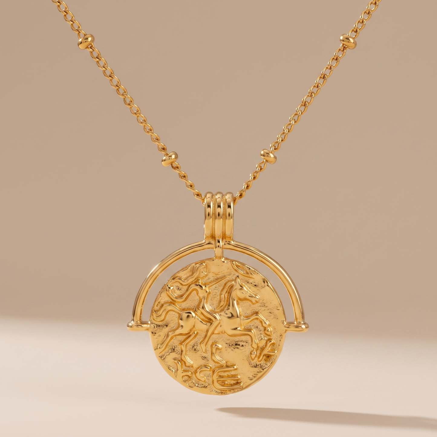 Asea Divine Pendant Necklace — front view