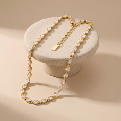 Asea Solara Zircon Necklace — angle