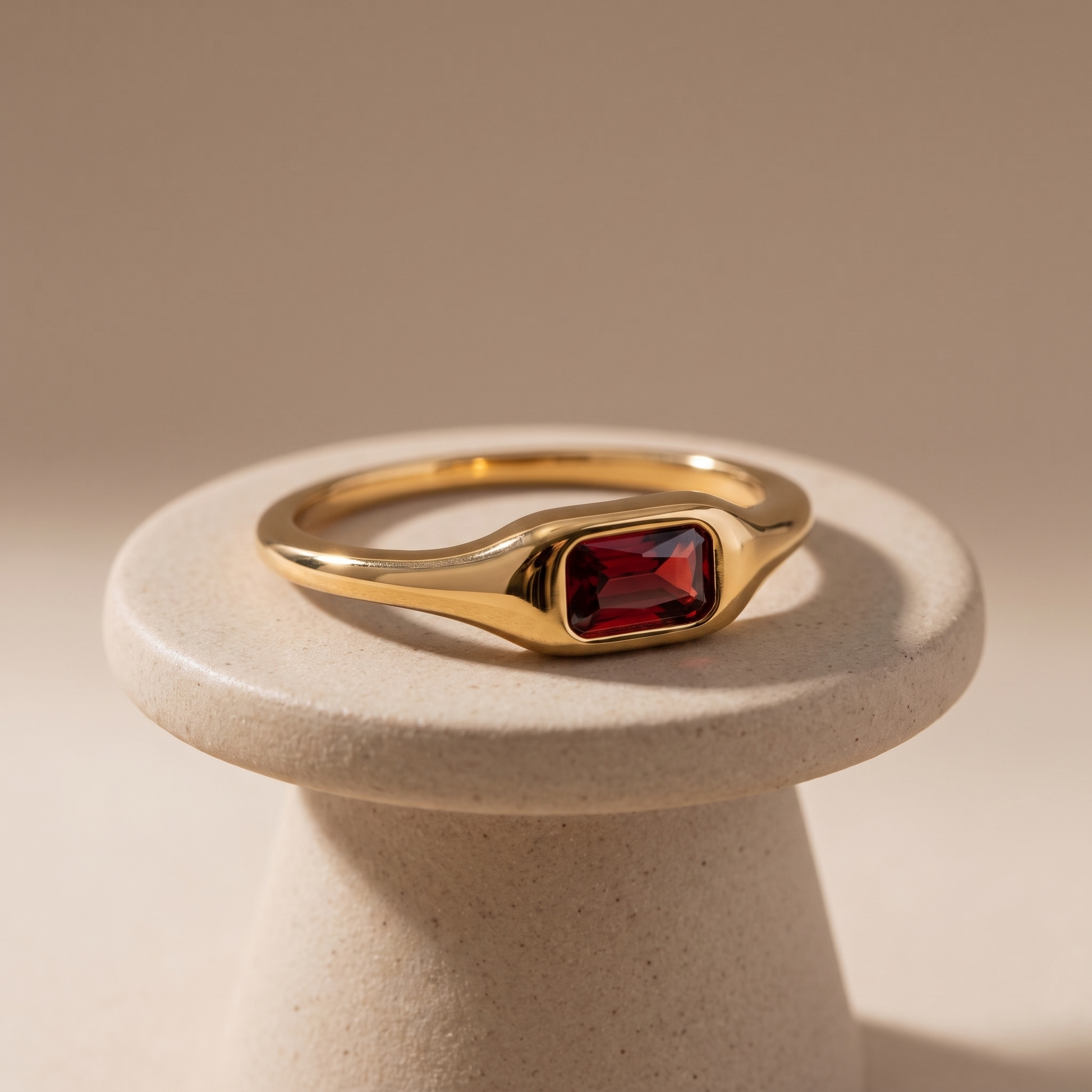 Asea Amber Zircon Ring — angle