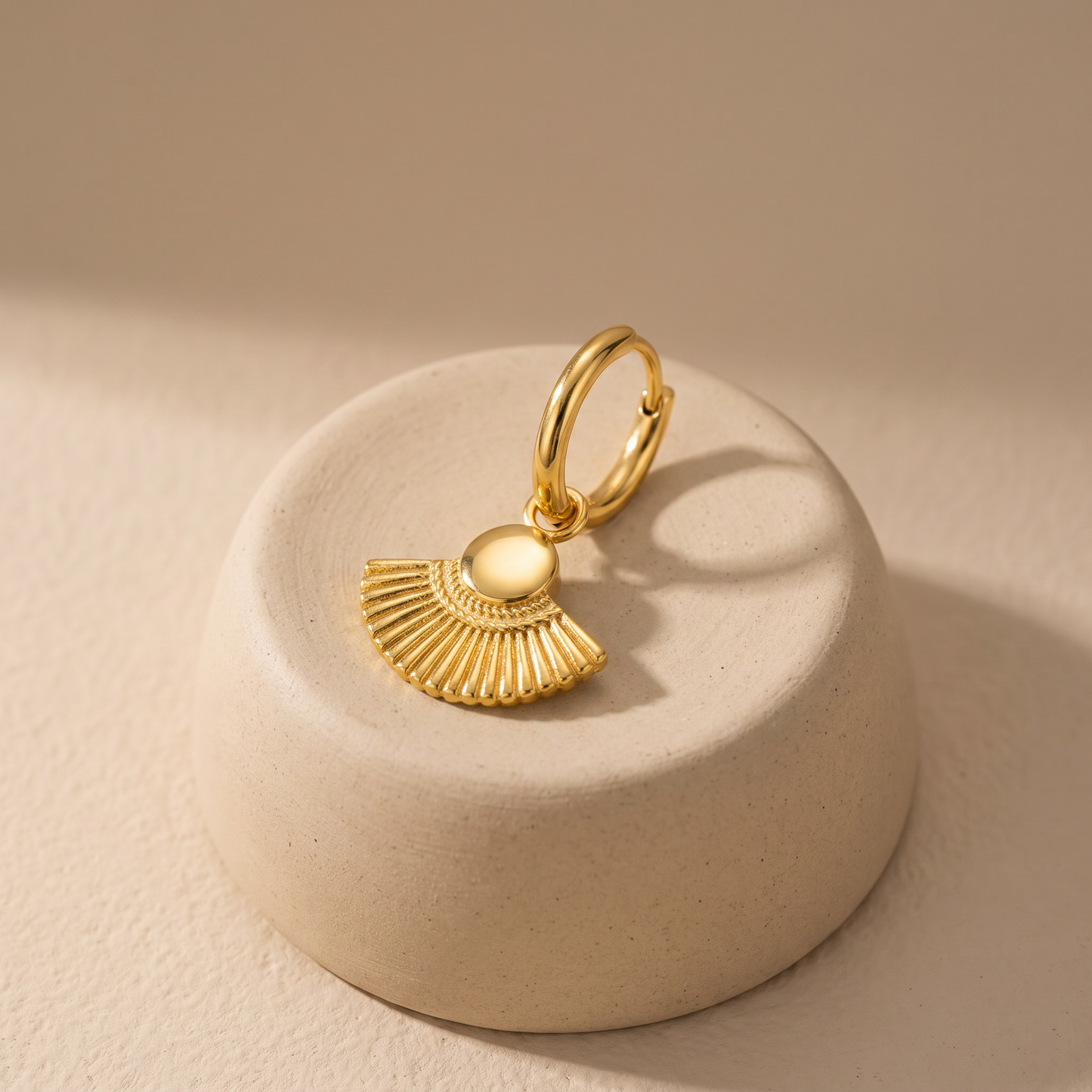 Asea Bohemian Gold Hoops — angle