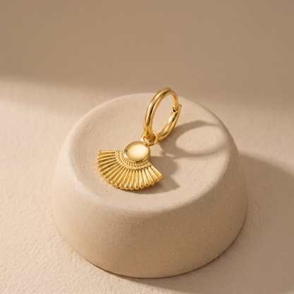 Asea Bohemian Gold Hoops — angle