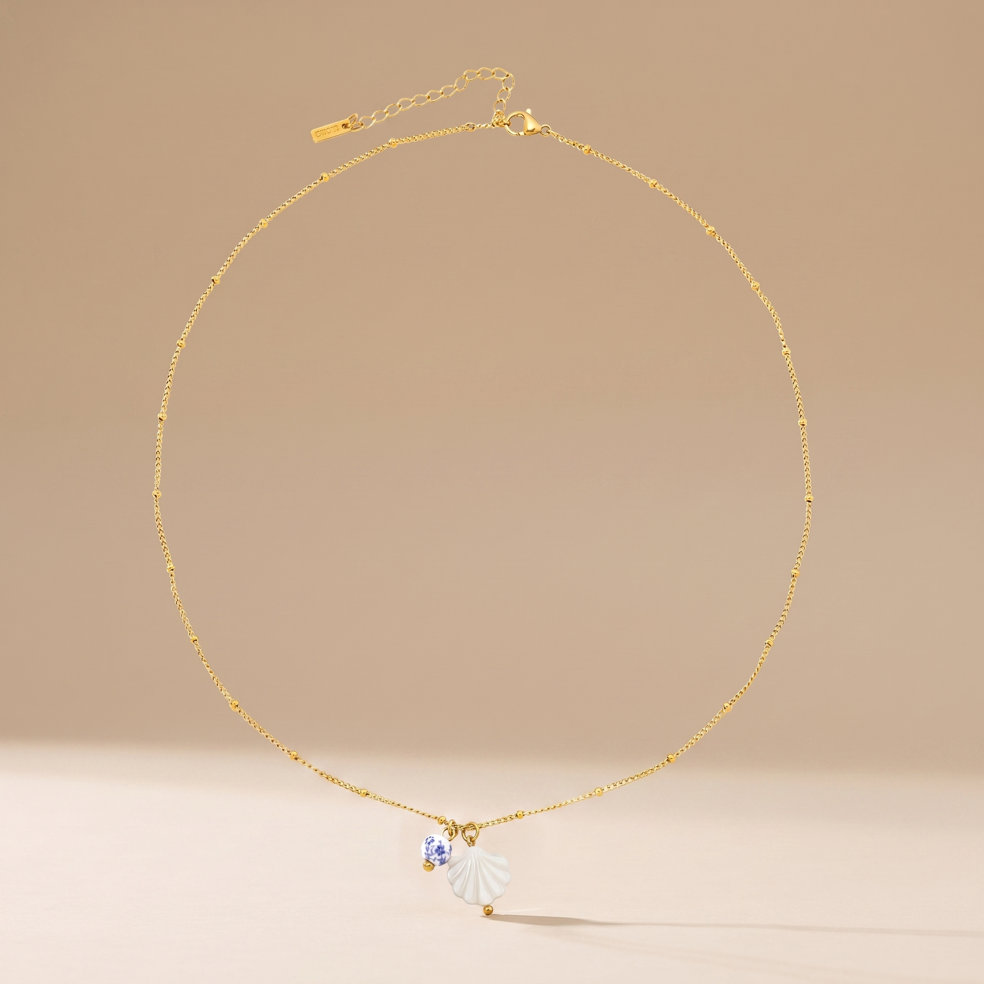 Asea Cabrera Shell Necklace — front view
