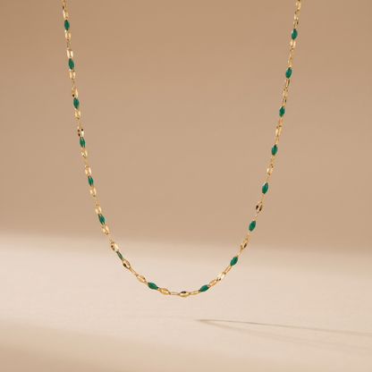 Asea Emerald Coast Enamel Choker — front view