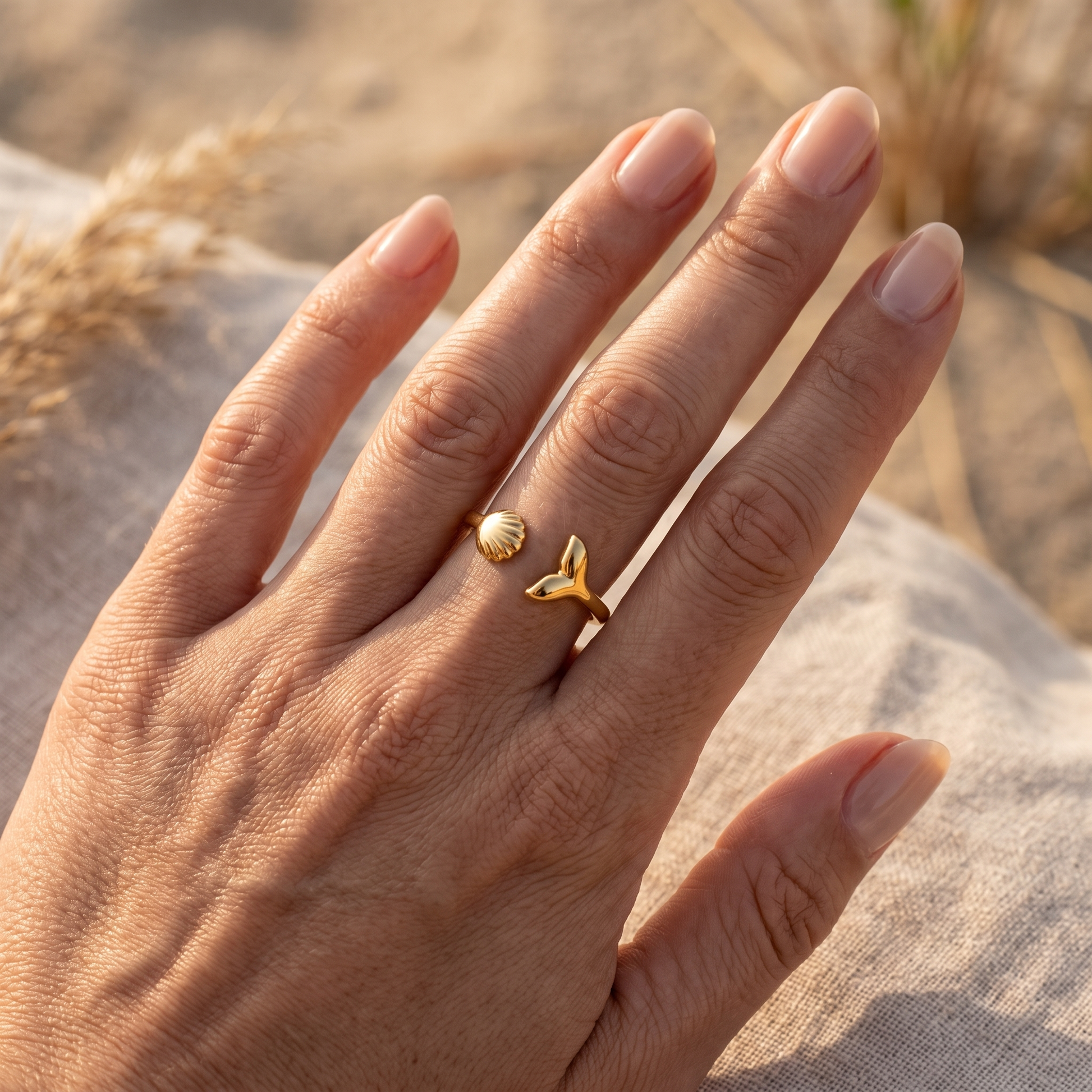 Asea Aloha Island Ring — worn by model