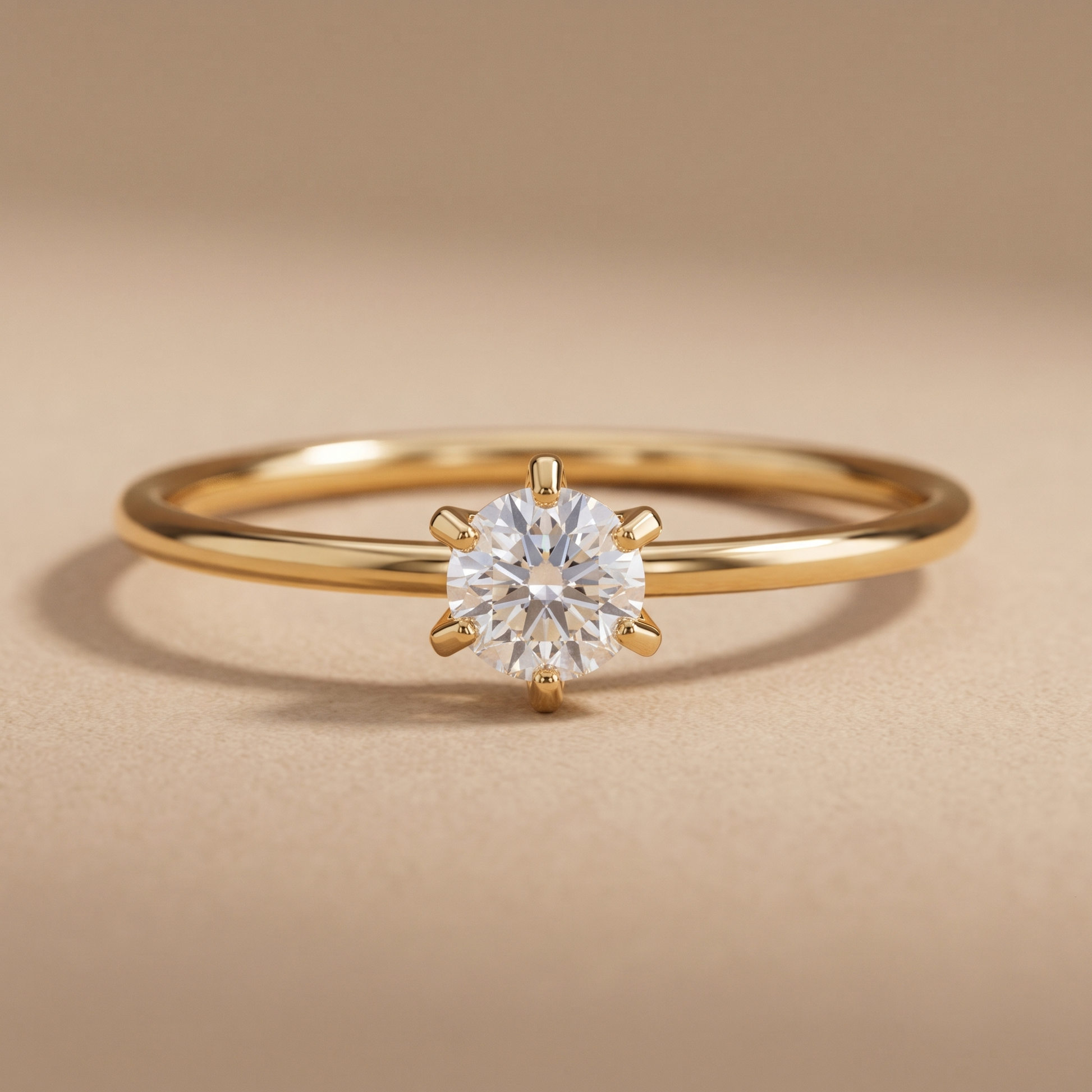 Asea Salina Moissanite Ring — close-up detail