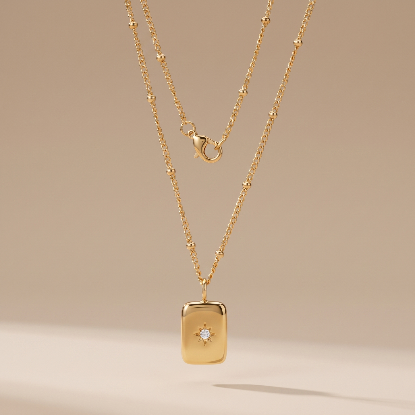 Asea Lumina Zircon Necklace — front view