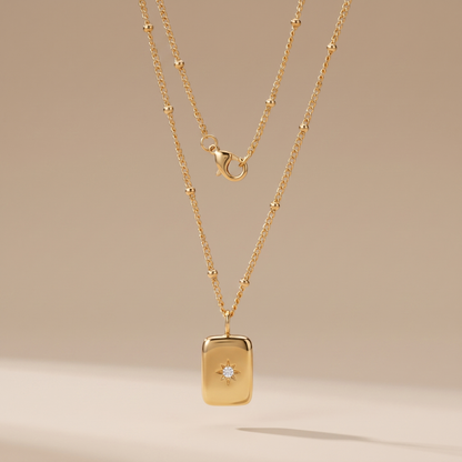 Asea Lumina Zircon Necklace — front view