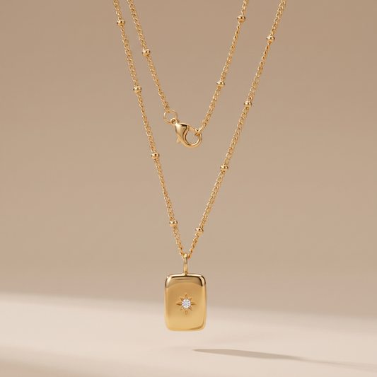 Asea Lumina Zircon Necklace — front view