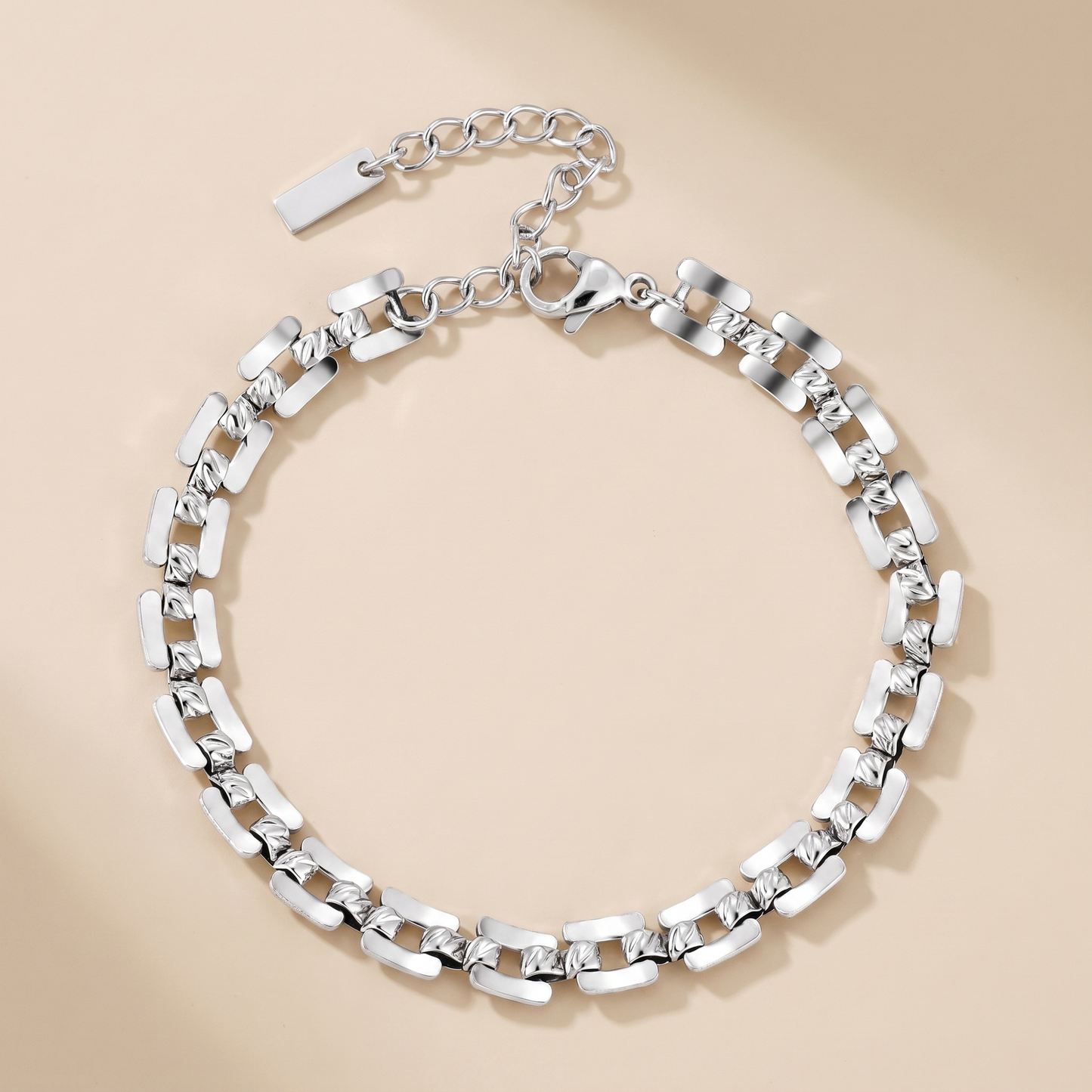Asea Chunky Link Chain Bracelet — Silver