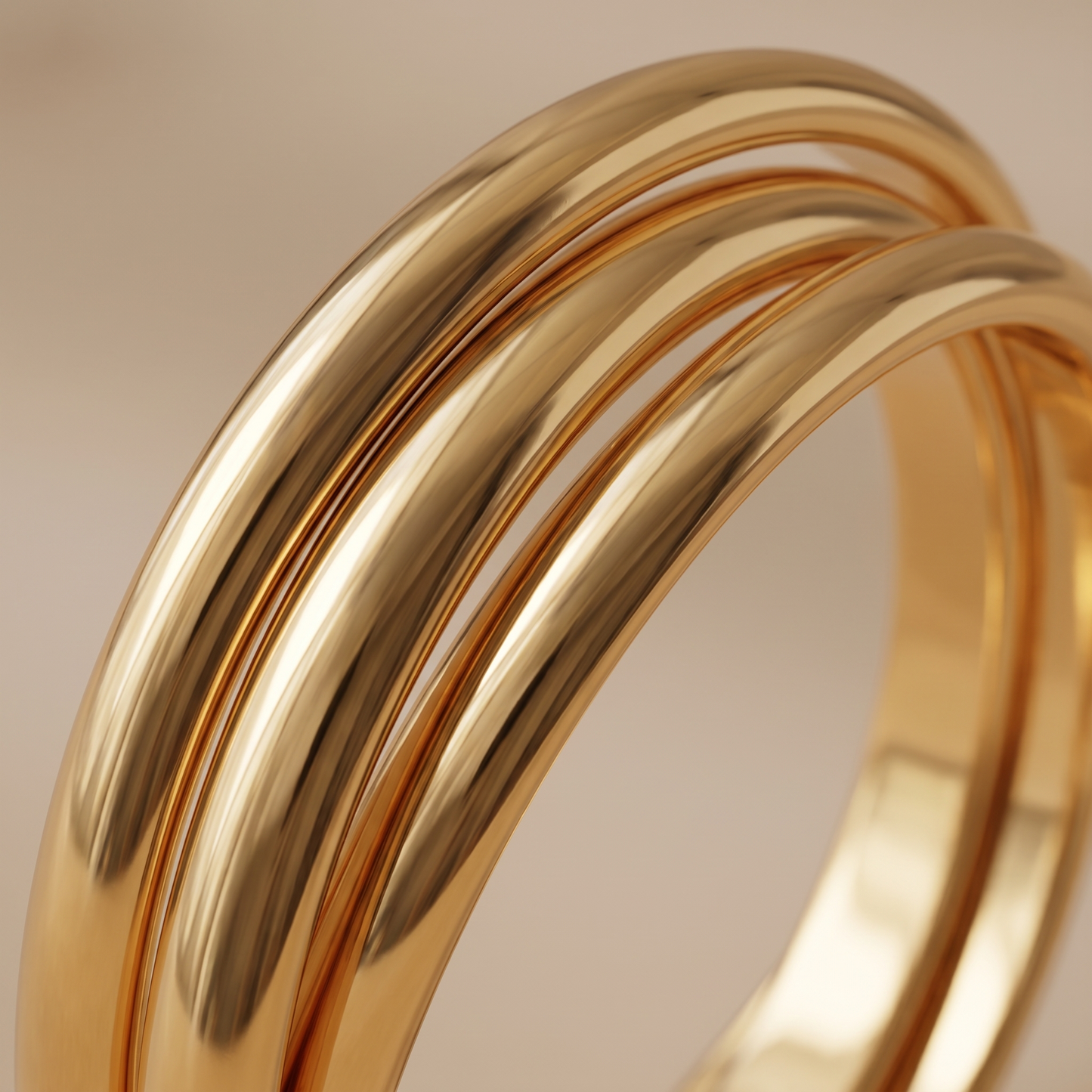 Asea Kindred Trio Ring — close-up detail