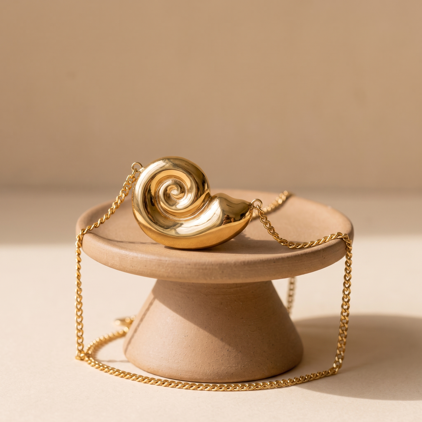 Asea Nautilus Shell Choker — angle
