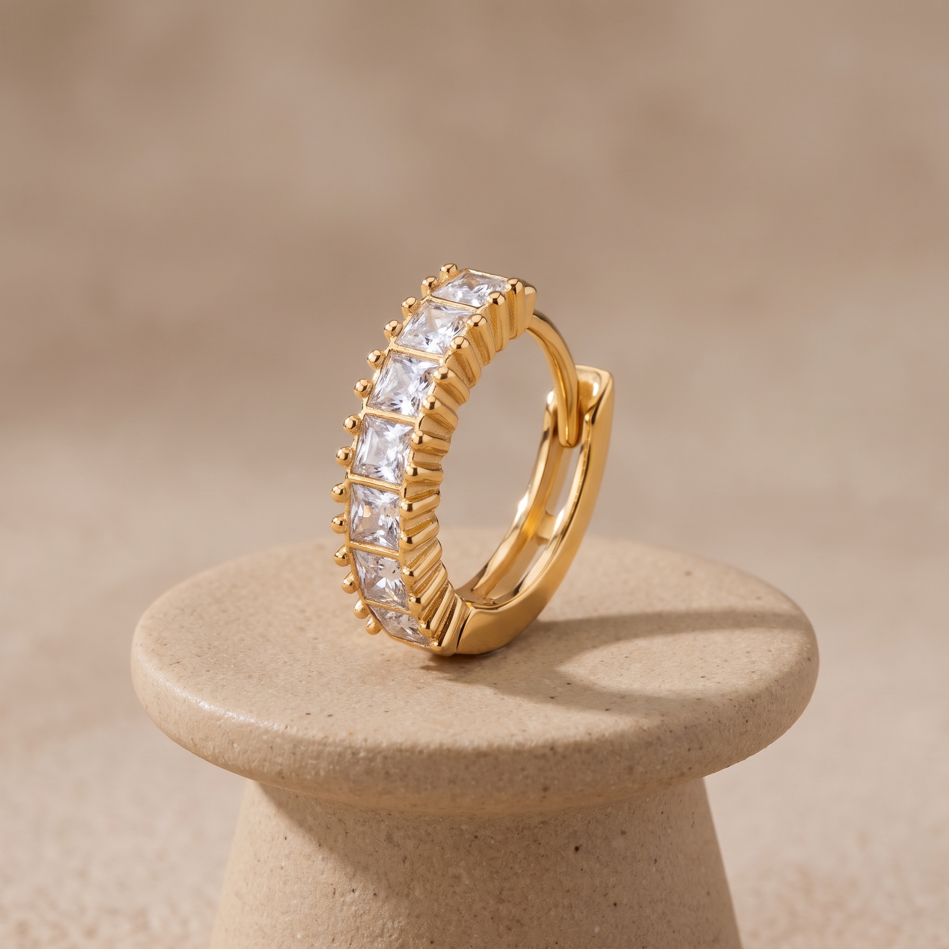 Asea Luciana Shimmer Hoops — angle