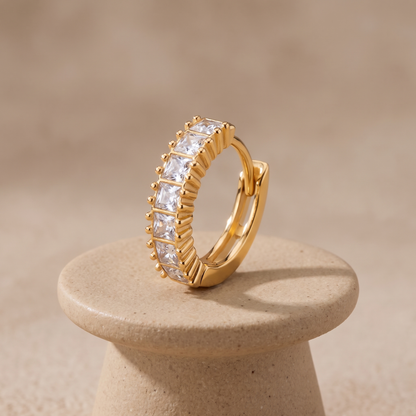 Asea Luciana Shimmer Hoops — angle