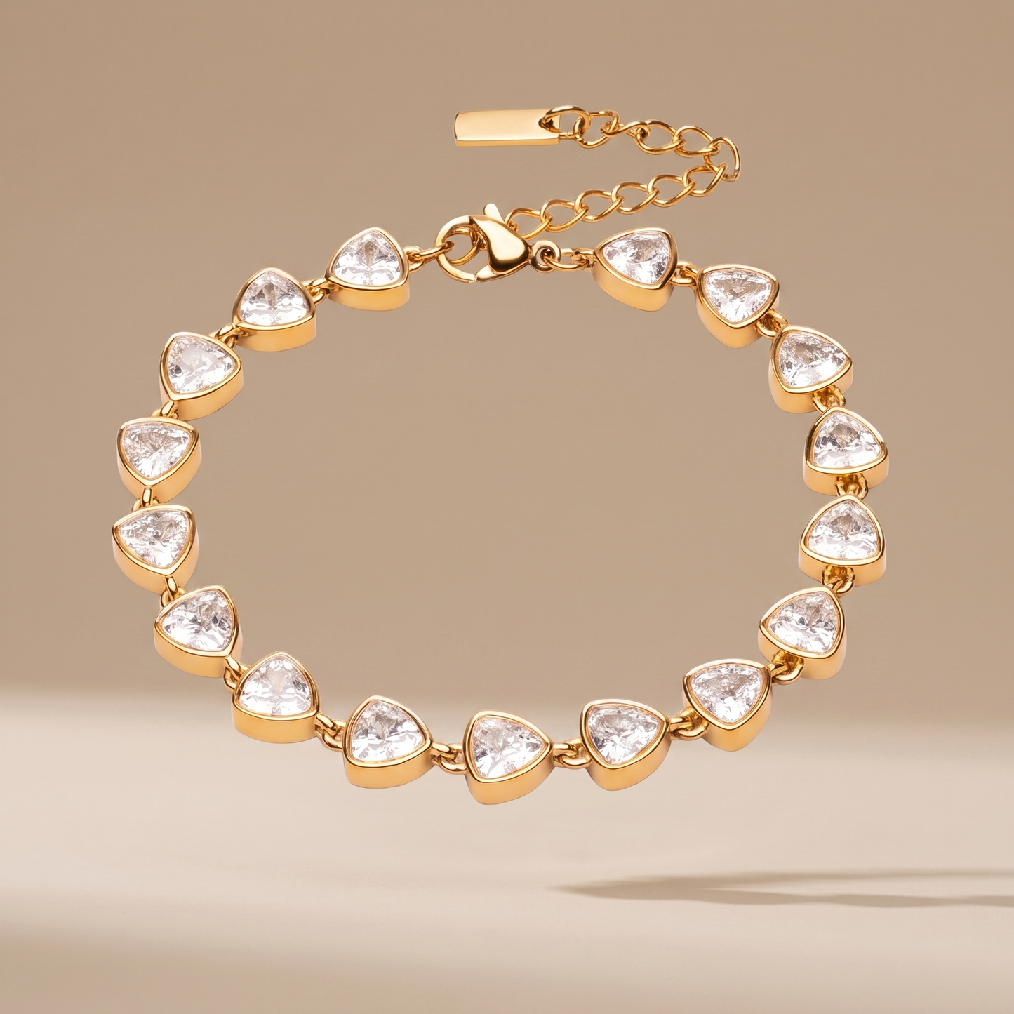 Asea Sun Spark Zircon Bracelet — front view