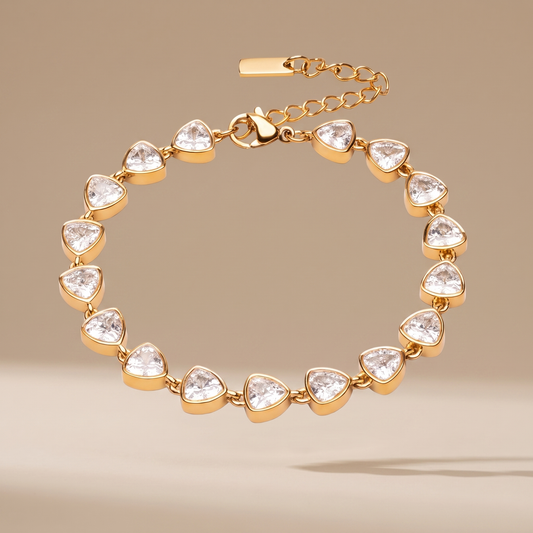 Asea Sun Spark Zircon Bracelet — front view