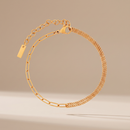 Asea Poise Mixed Chain Bracelet — front view