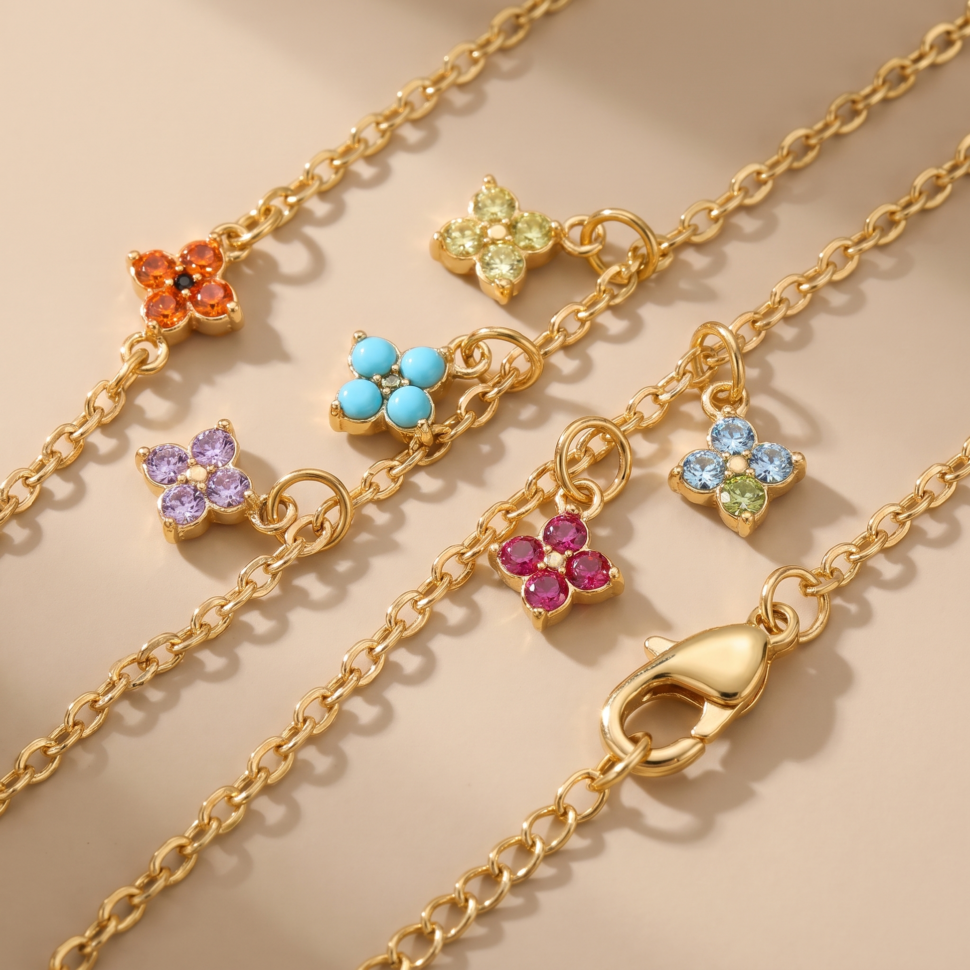 Asea Harbour Lights Charm Choker — close-up detail