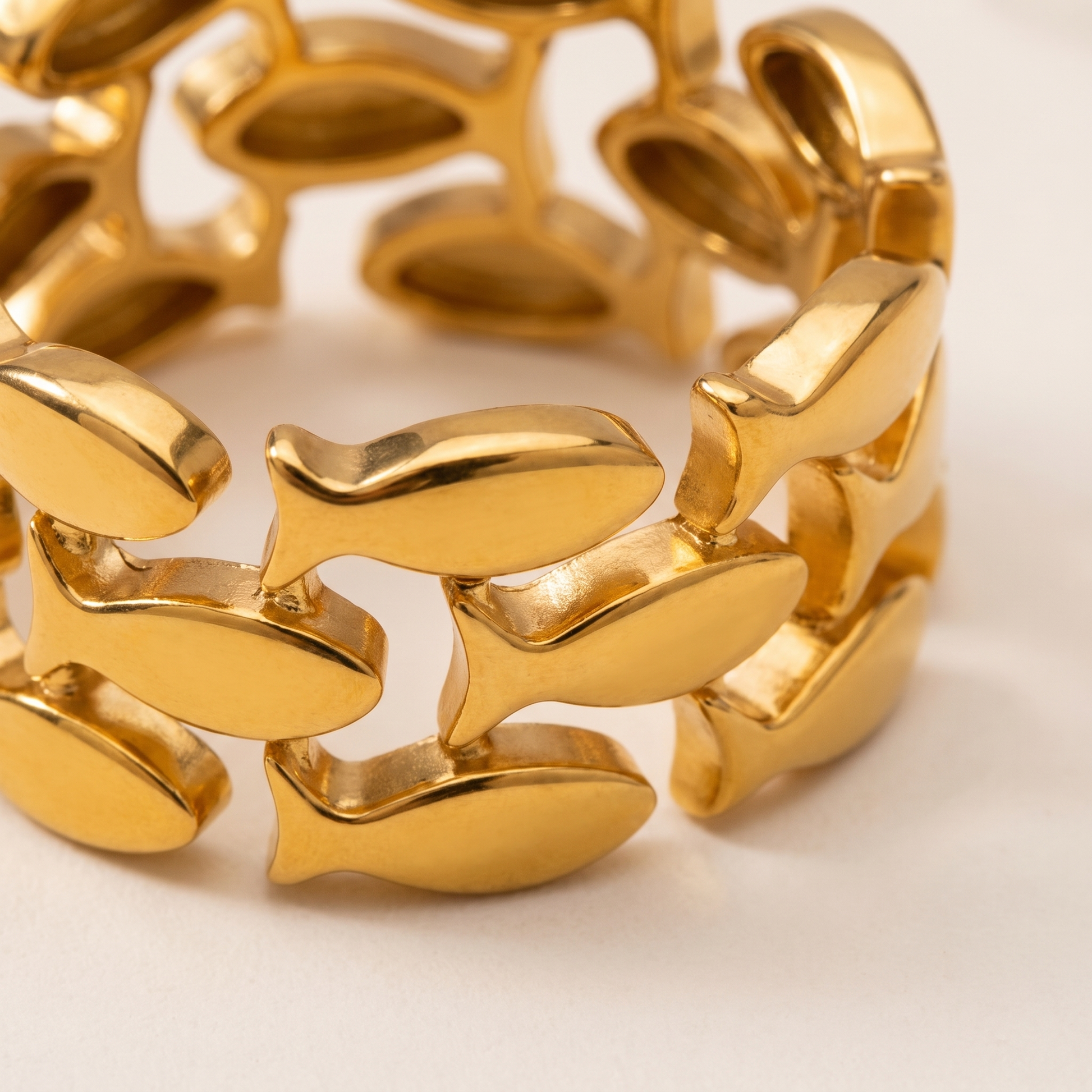 Asea Ocean Fish Ring — close-up detail
