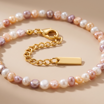 Asea Rosamar Pearl Anklet — close-up detail