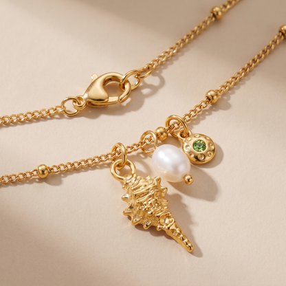 Asea Ocean Treasures Charm Necklace — close-up detail