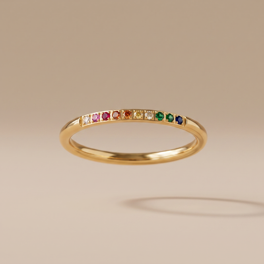 Asea Golden Hour Zircon Ring — front view