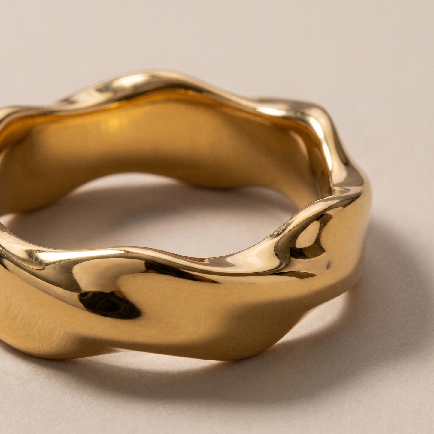 Asea Sandbar Band Ring — close-up detail