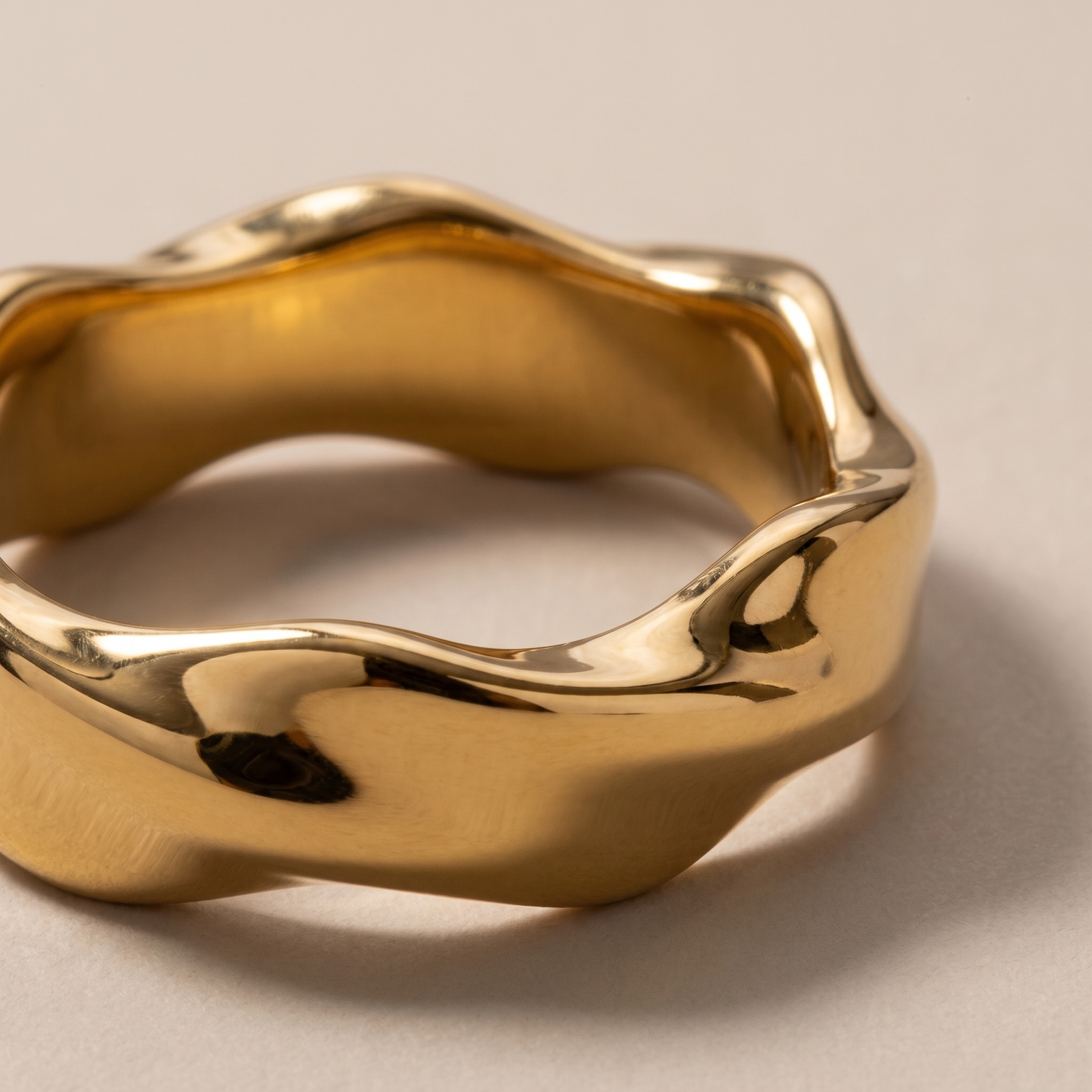 Asea Sandbar Band Ring — close-up detail