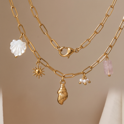 Asea Ponza Charm Choker — close-up detail