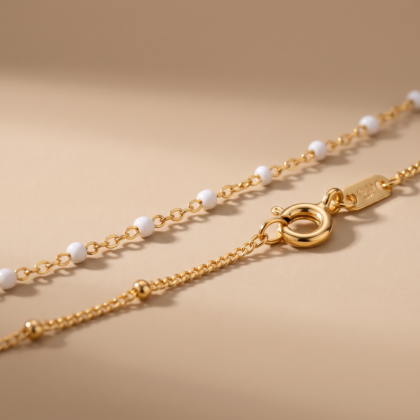 Asea Twin Beaded Choker — close-up detail