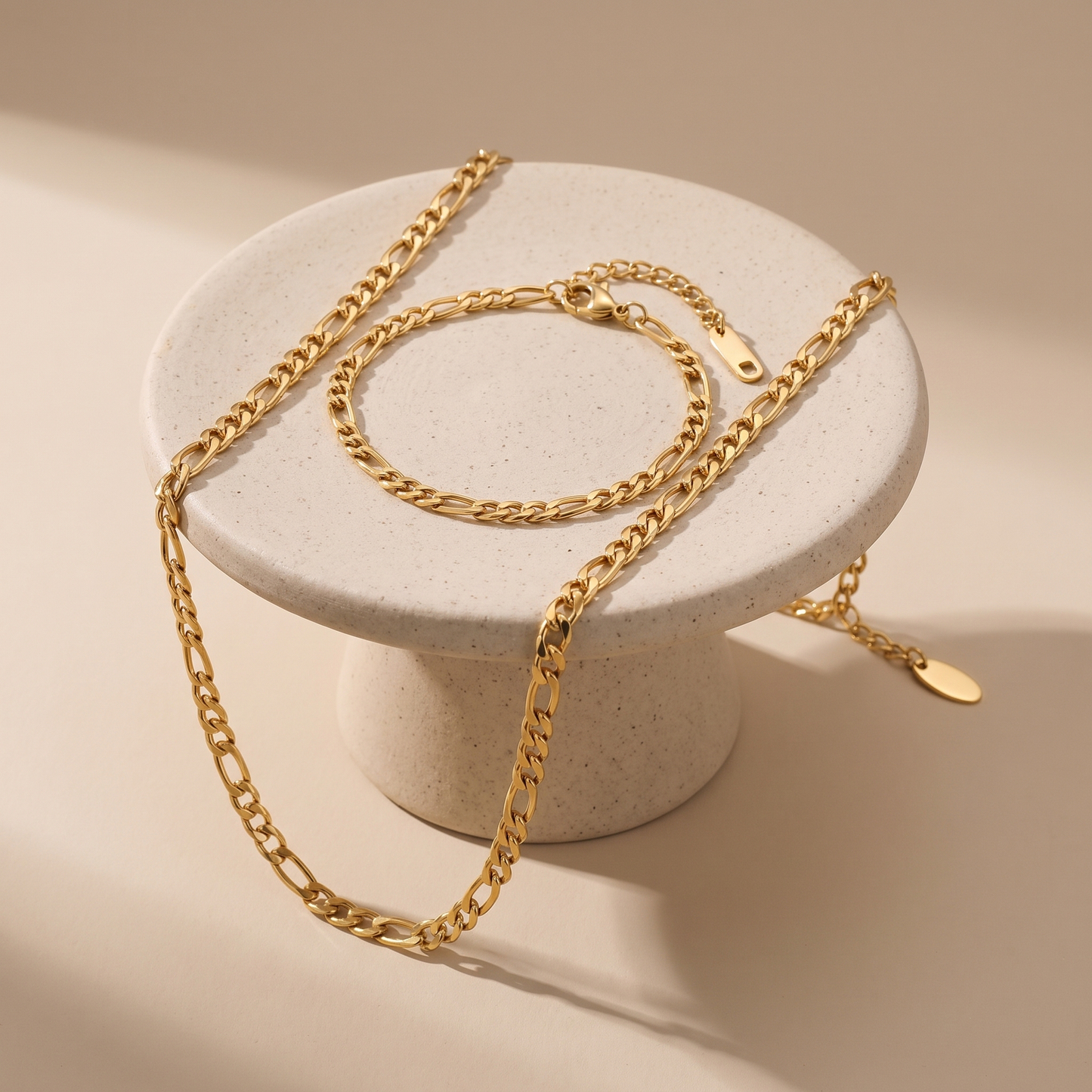 Asea Figaro Chain Duo Set — angle