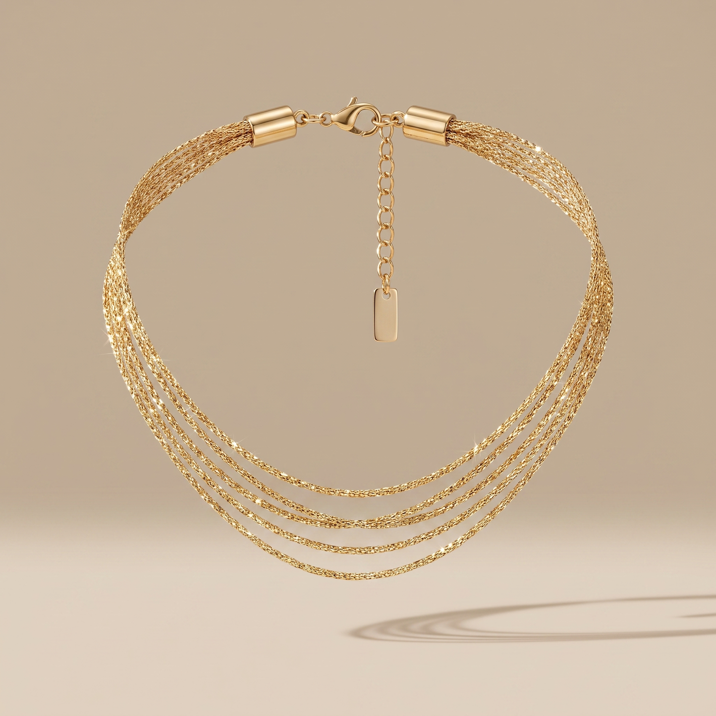 Asea Boardwalk Multi-Layer Choker — front view