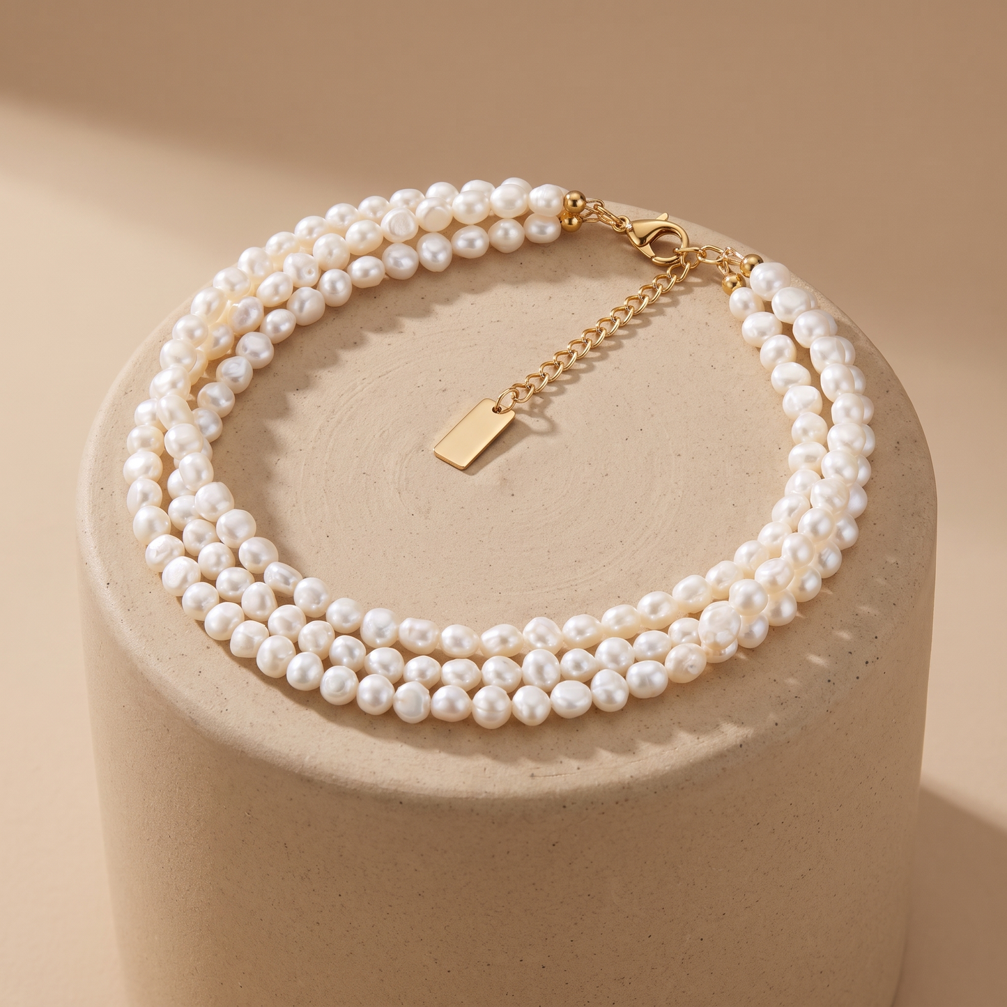Asea Procida Layered Pearl Choker — angle