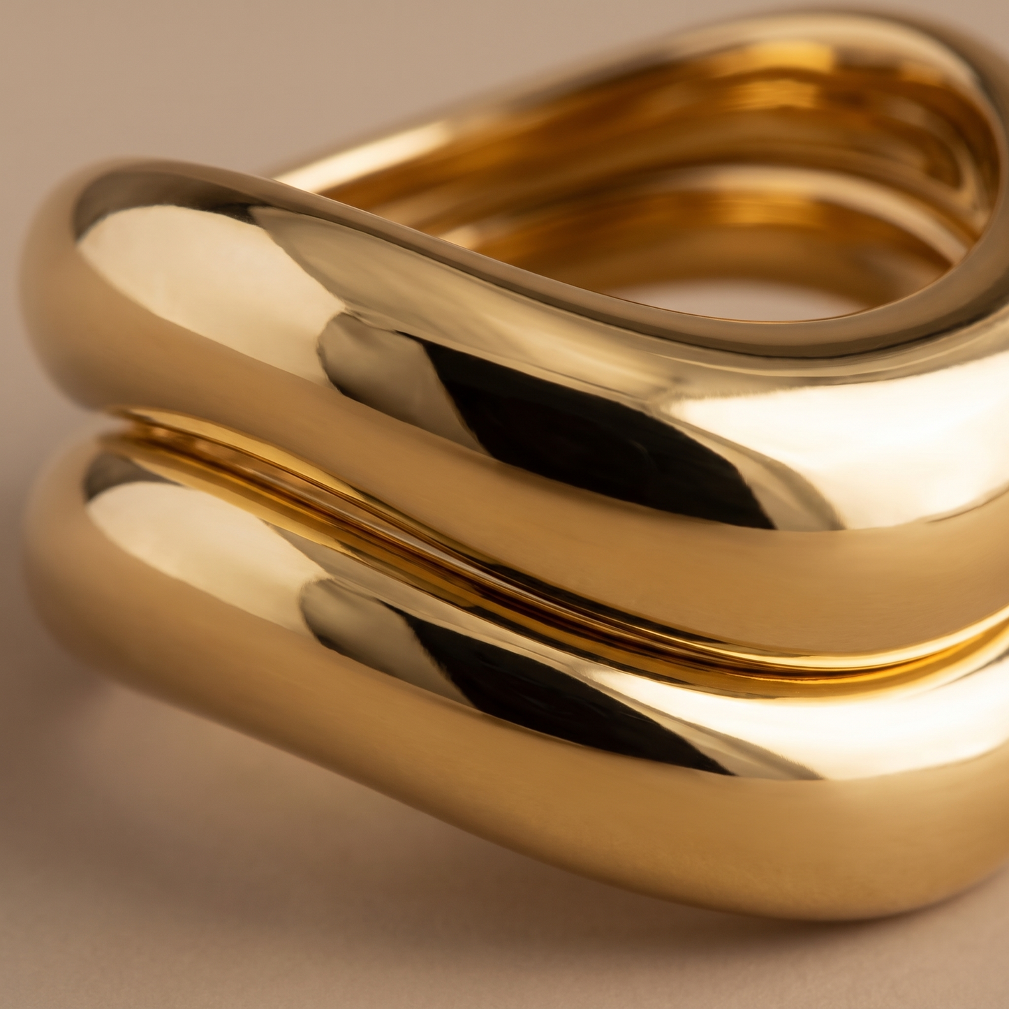 Asea Double Take Ring Duo — close-up detail