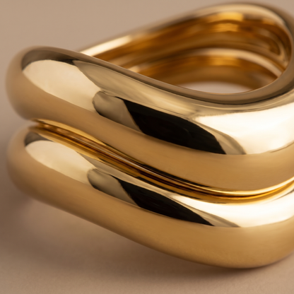 Asea Double Take Ring Duo — close-up detail