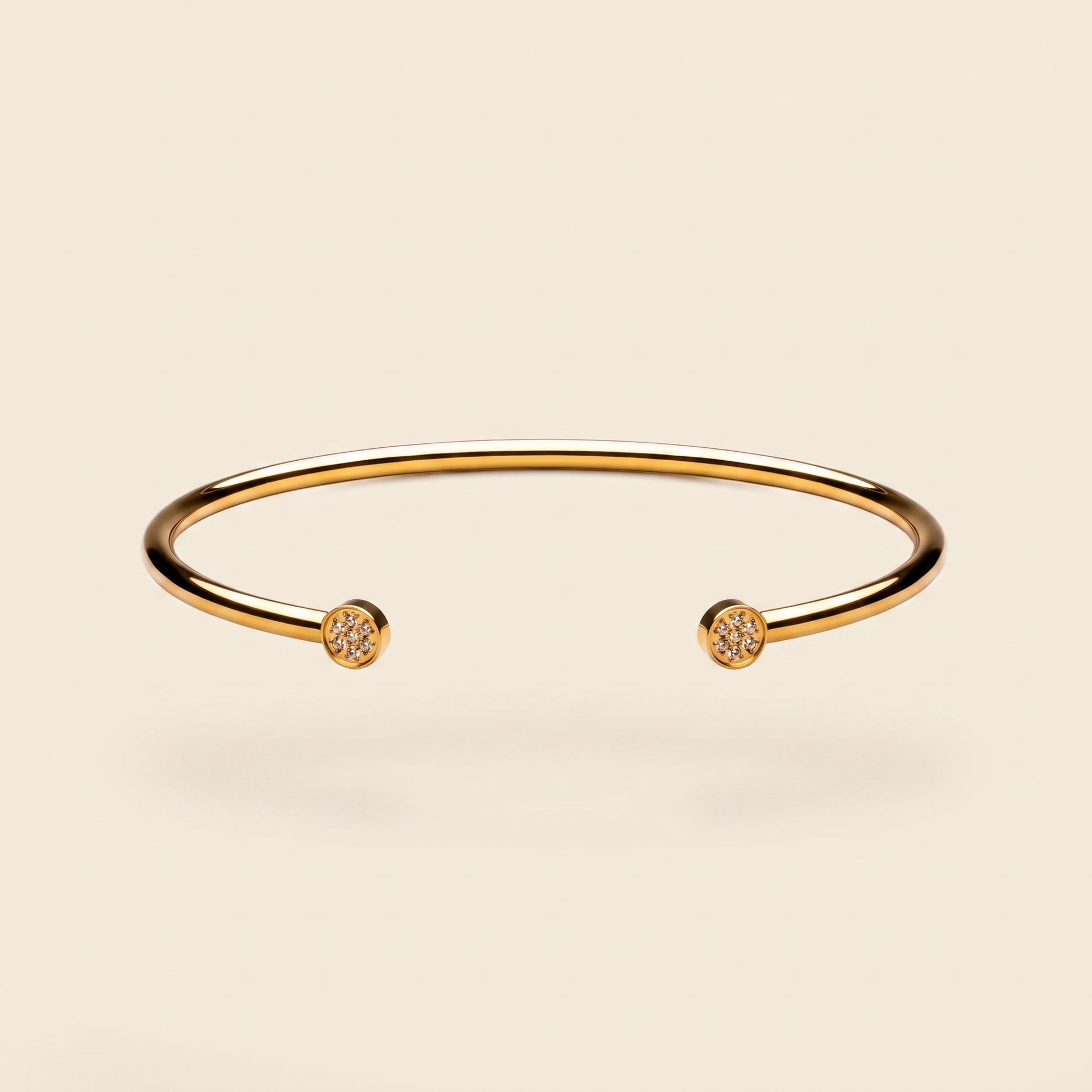 Asea Marisol Pavé Cuff — front view