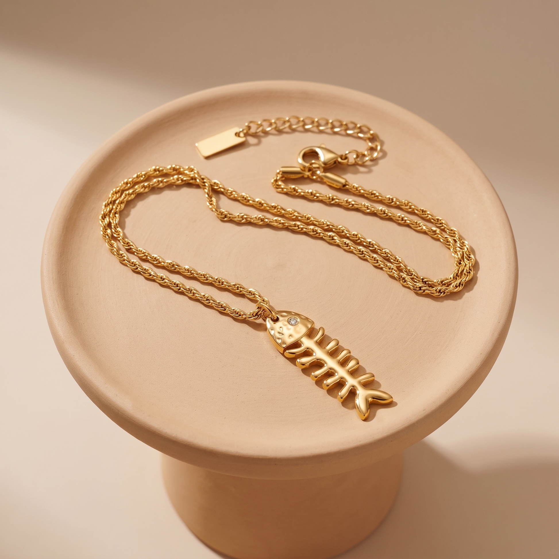 Asea Tidepool Pendant Necklace — angle