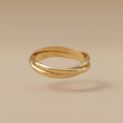 Asea Kindred Trio Ring — front view